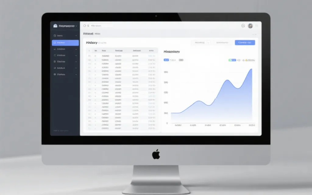 历史开奖记录查询平台界面示意图