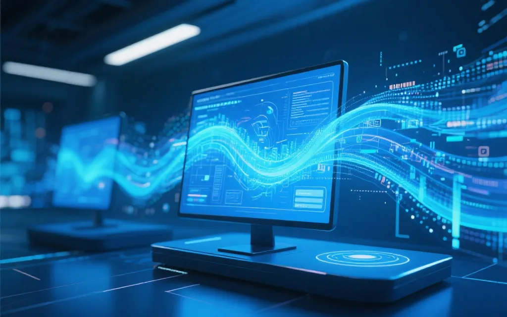 科技感数据展示屏幕